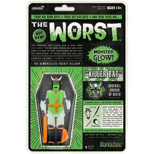 Super7 - The Worst - ReAction Figures Wave 3 - Killer Bat (Hell-Oween Glow)